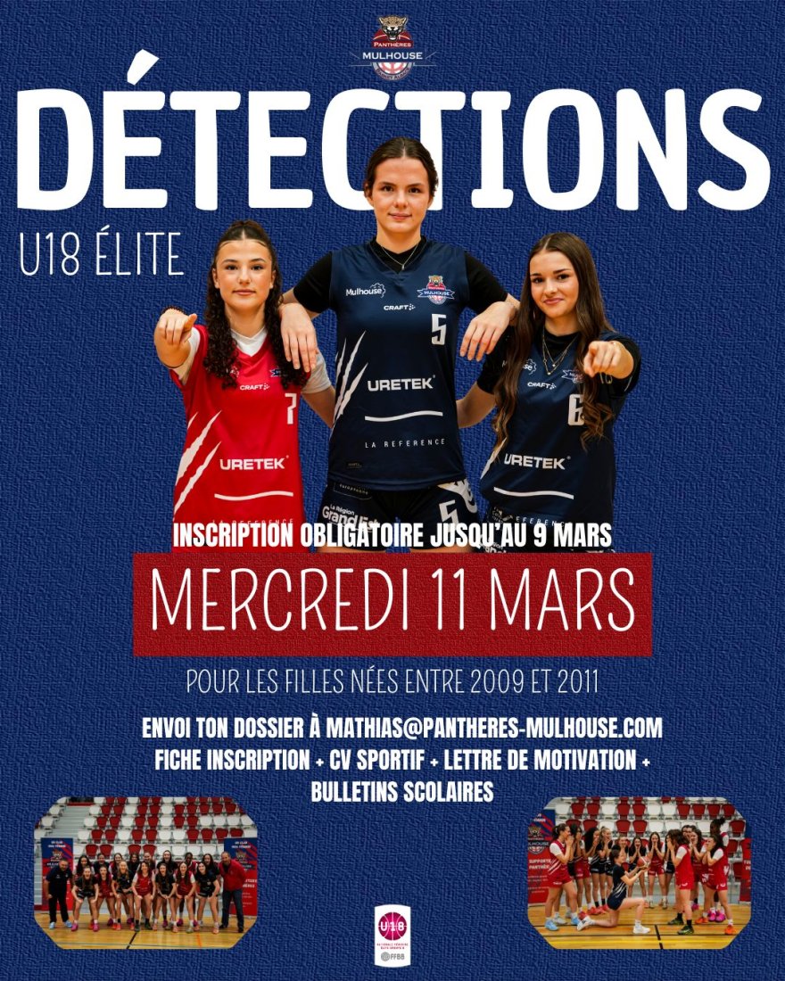 Détection U18 ELITE SAISON 2026/2027