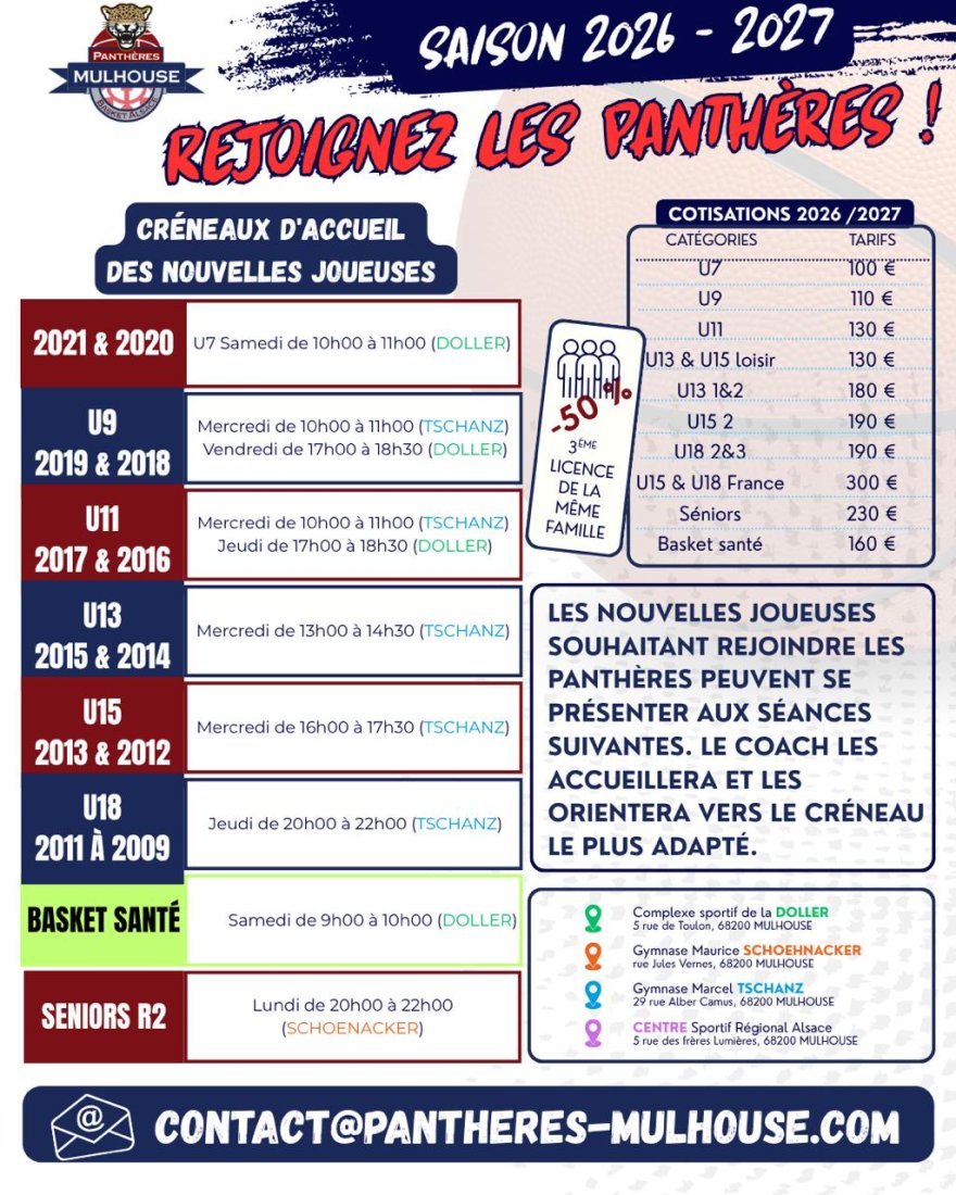 Infos accueil 2026 2027